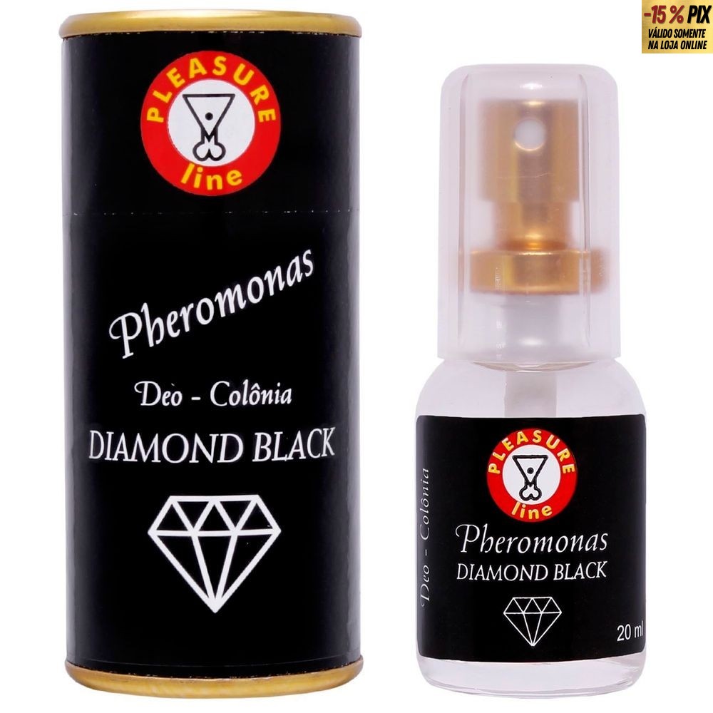 DIAMOND BLACK - PERFUME MASCULINO COM FERÔMONIO QUE ATRAI SEXO OPOSTO