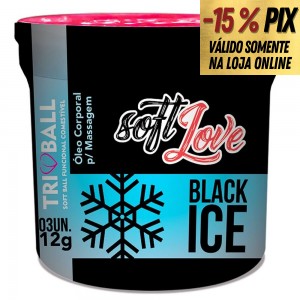 BOLINHA FUNCIONAL TRIBALL BLACK ICE - 3 UNIDADES 12 g - SOFT LOVE