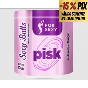 BOLINHA FUNCIONAL SEXY BALLS PISK - FOR SEXY