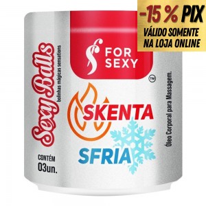 BOLINHA FUNCIONAL SEXY BALLS SKENTA SFRIA - FOR SEXY
