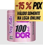 BOLINHA FUNCIONAL ANAL SEXY BALLS 100 DOR - FOR SEXY