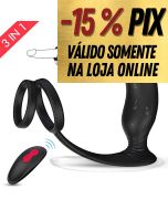 ANEL PENIANO COM PLUG ANAL RECARREGÁVEL - LANCO - RCT - S-HANDE