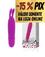 PRETTY LOVE BOYCE - VIBRADOR PURO SILICONE COM 10 VIBRAÇÕES E MINI ORELHAS DE COELHO