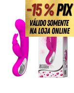 VIBRADOR PURO SILICONE WEBB - RECARREGÁVEL USB - 12 VIBRAÇÕES - PRETTY LOVE