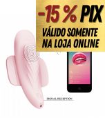 VIBRADOR PARA CALCINHA COM CONTROLE WIRELESS E APLICATIVO PARA SMARTPHONE - PRETTY LOVE