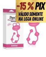 BOLINHA TAILANDESA E PLUG ANAL ESFERAS EM SILICONE - LOVETOY