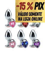 PLUG ANAL AÇO CORAÇÃO - TAMANHO M