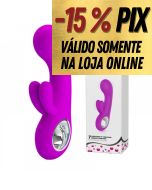 ESTIMULADOR DE PONTO G E CLITÓRIS RECARREGÁVEL VALENTINE/CHRIS - PRETTY LOVE