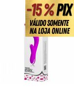 ESTIMULADOR COM AQUECIMENTO RECARREGÁVEL - CORNELIUS - PRETTY LOVE