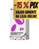 PRETTY LOVE TIFFANY - VIBRADOR DE CASAL EM SILICONE CIRÚRGICO COM CONTROLE