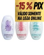 MASTURBADOR EGG DUPLAMENTE TEXTURIZADO - PRETTY LOVE