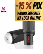 MASTURBADOR LANTERNA COM FUNÇÃO SUCÇÃO E 7 MODOS DE VIBRAÇÕES - DIBE