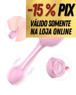 S-HANDE IMMORTAL FLOWER III - VIBRADOR DE PONTO G E ESTIMULADOR DE CLITÓRIS COM PULSAÇÃO