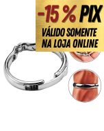 ANEL PENIANO DE AÇO COM FECHO REGULÁVEL -2,6CM