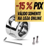 ANEL PENIANO EM AÇO COM FECHO DE CHAVE L