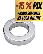 ANEL PENIANO EM AÇO INOX COM FECHO DE IMÃ - 3,5CM