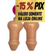 BRINCO EM FORMATO DE PÊNIS - CORES SORTIDAS