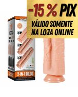 DILDO GÊMEOS 2 EM 1 