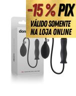 DILDO INFLÁVEL EM SILICONE - DOM