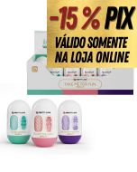 PRETTY LOVE CUPID-X - MASTURBADOR EGG RESISTENTE DUPLAMENTE TEXTURIZADO