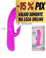 VIBRADOR QUE SUGA O CLITÓRIS COM 12 VIBRAÇÕES FLIRT - PRETTY LOVE