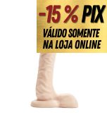 PRÓTESE FOGO DA PAIXÃO CYBERSKIN COM VÉRTEBRA - 19 X 4,5 - HOT FLOWERS