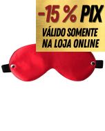 VENDA PARA OLHOS - VERMELHA - HOT FLOWERS