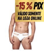 JOCK BRANCO COM ELASTICO FRONTAL DUPLO ABERTO - SD