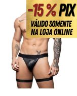 JOCK LIGA PRETA 3 ARGOLAS COM REGULADOR