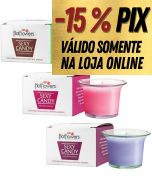 VELA AROMATIZANTE BEIJAVEL SEXY CANDY - HOT FLOWERS 