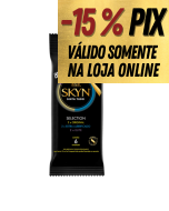 PRESERVATIVO SKYN SELECTION 6 UNIDADES - BLOWTEX 