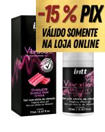 VIBRATION GEL EXCITANTE QUE VIBRA POWER SABOR CHICLETE 17ML - INTT