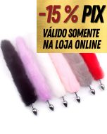 PLUG ANAL RABO DE RAPOSA  - 40CM - TAM.M