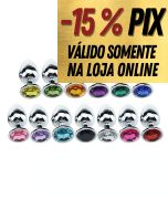 PLUG ANAL DE AÇO REDONDO - TAMANHO P