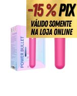 POWER BULLET - BULLET RECARREGÁVEL COM 10 MODOS DE VIBRAÇÕES