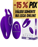 PRETTY LOVE BILL - VIBRADOR DE CASAL RECARREGÁVEL COM CONTROLE