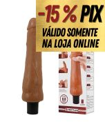PRETTY LOVE ALFREDO - PRÓTESE PÊNIS REALÍSTICA COM VIBRAÇÃO