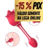 S-HANDE ROSE PRO 5 - VIBRADOR PARA PONTO E CLITÓRIS COM LÍNGUA