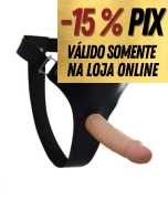 PRÓTESE COM CINTA 17,5 X 4CM - REAL PETER