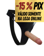 PRÓTESE REALÍSTICA COM CINTA 19 X 3,8 CM - REAL PETER