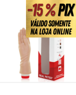 VIBRADOR EM FORMATO DE MÃO - REAL PETER 