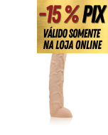 PRÓTESE REALÍSTICA HARD 34 X 4,5 CM - REAL PETER