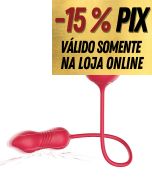 IMMORTAL FLOWER 5 - ESTIMULADOR DE CLITÓRIS COM PULSAÇÃO E BULLET VAI E VEM