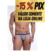 JOCK ELASTICO TRICOLOR CINZA CLARO - SD