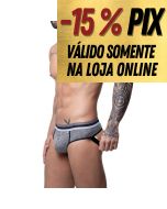 CUECA CINZA FRENTE SLIP ATRAS JOCK - SD