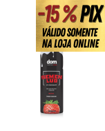SEMEN LUB MORANGO - LUBRIFICANTE COMESTÍVEL COM TEXTURA DE SÊMEN