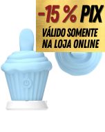 CUPCAKE - ESTIMULADOR DE CLITÓRIS COM LÍNGUA