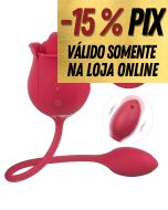 S-HANDE BLOSSOMS - VIBRADOR COM LÍNGUA E BULLET RECARREGÁVEL