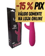 LAILA - VIBRADOR PARA PONTO G RECARREGÁVEL COM 10 MODOS DE VIBRAÇÕES