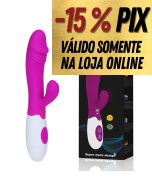 VIBRADOR SILICONE 2 MOTORES E 10 VELOCIDADES